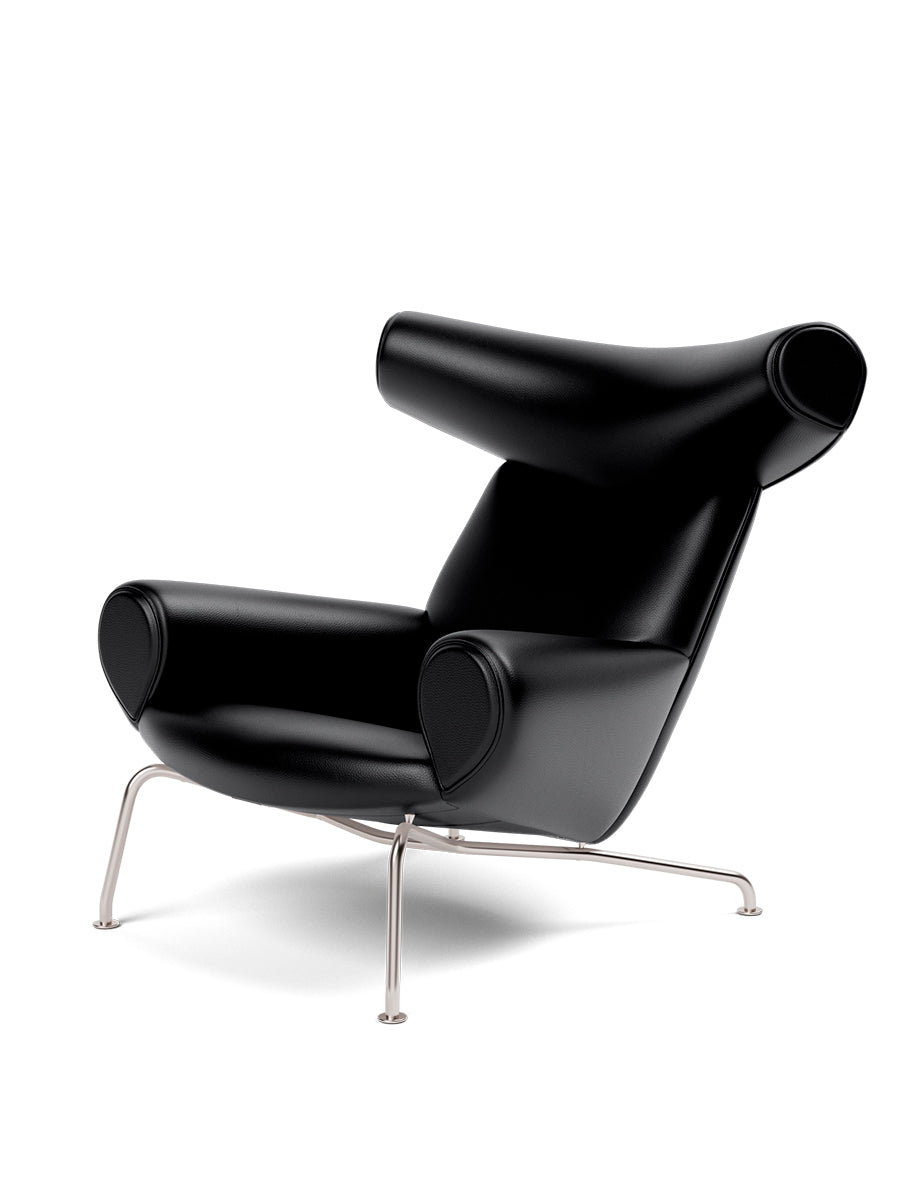 OX Chair - Primo 88 Leder in Schwarz von Hans J. Wegner - 1 - Jacobsen Plus