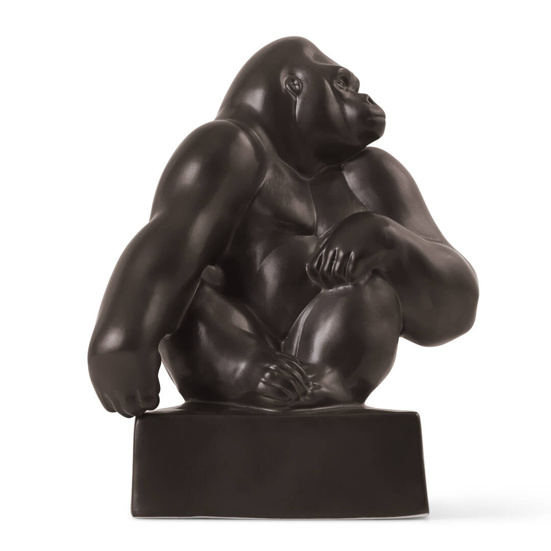 Gorilla Figur grafit 20,5 cm von Royal Copenhagen - 1 - Jacobsen Plus