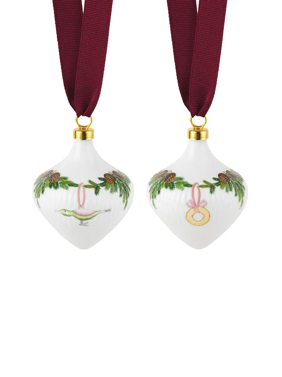 Royal Copenhagen Stern Riflet Weihnachten, Ornament-Set - 4 - Jacobsen Plus