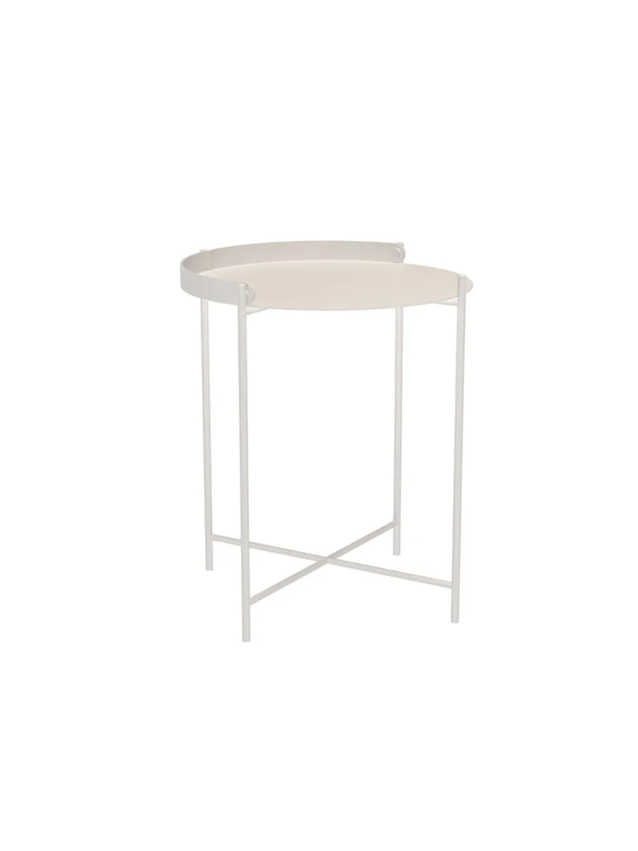 Edge Tray Table, Ø 46 cm von Houe - Zartes Weiß - Jacobsen Plus