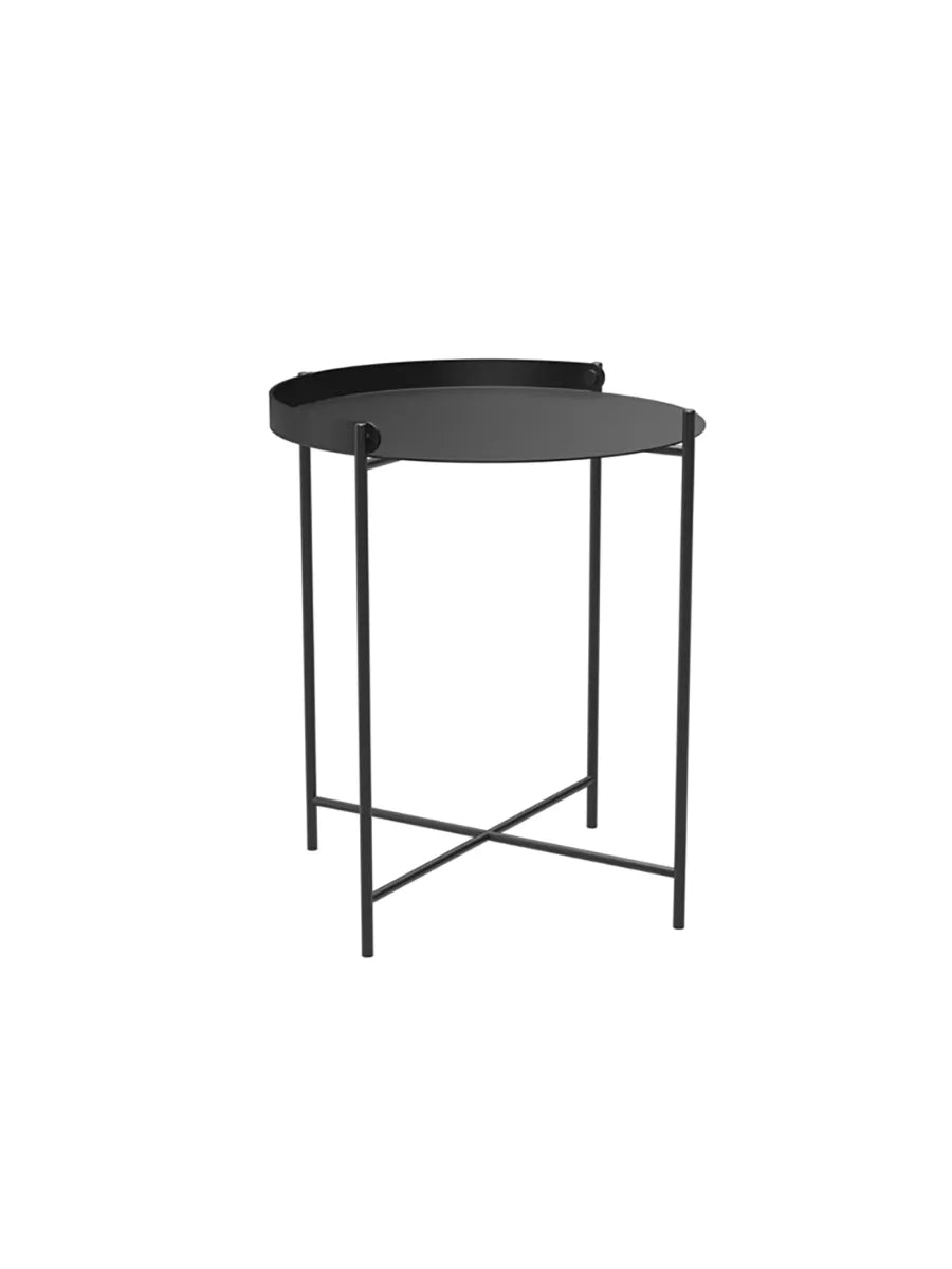 Edge Tray Table, Ø 46 cm von Houe - Schwarz - Jacobsen Plus