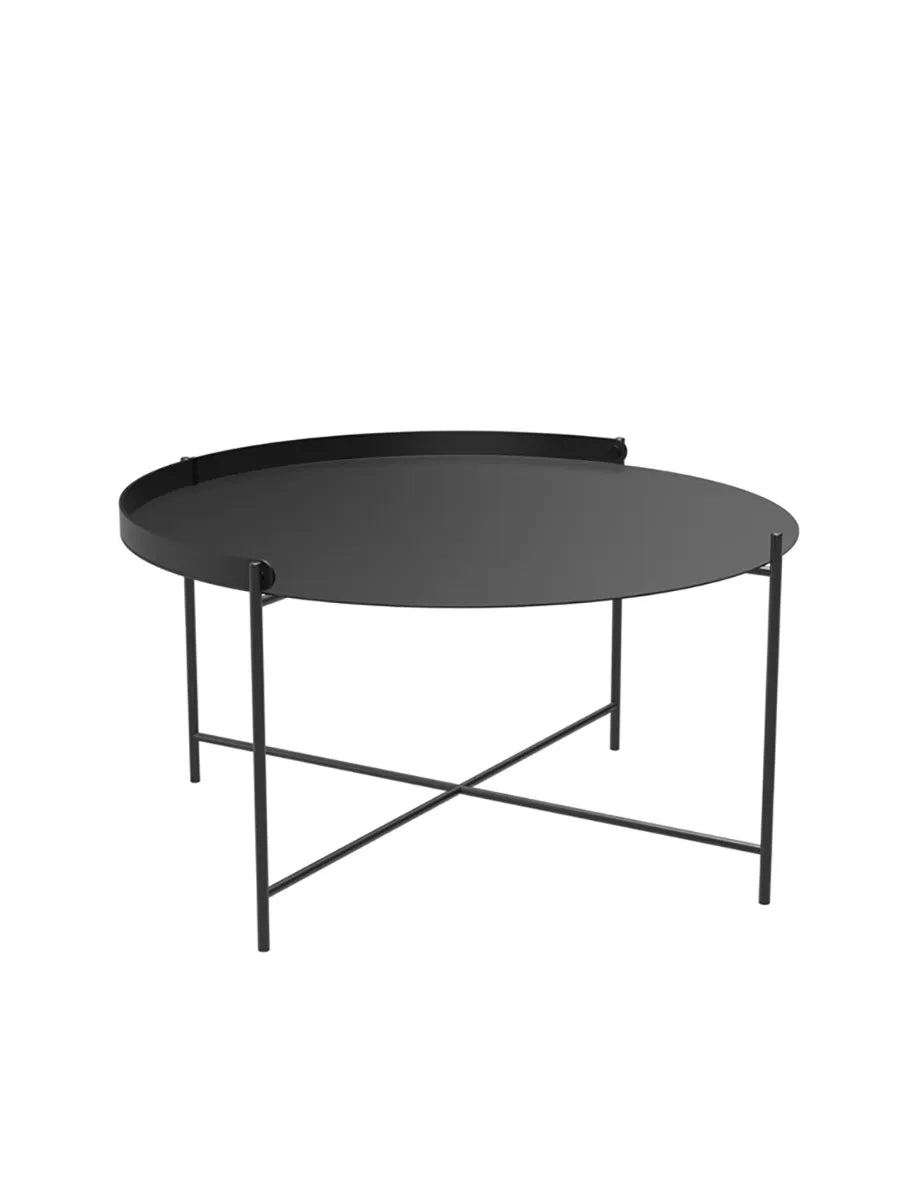 Edge Tray Table, Ø 76 cm von Houe - Schwarz - Jacobsen Plus