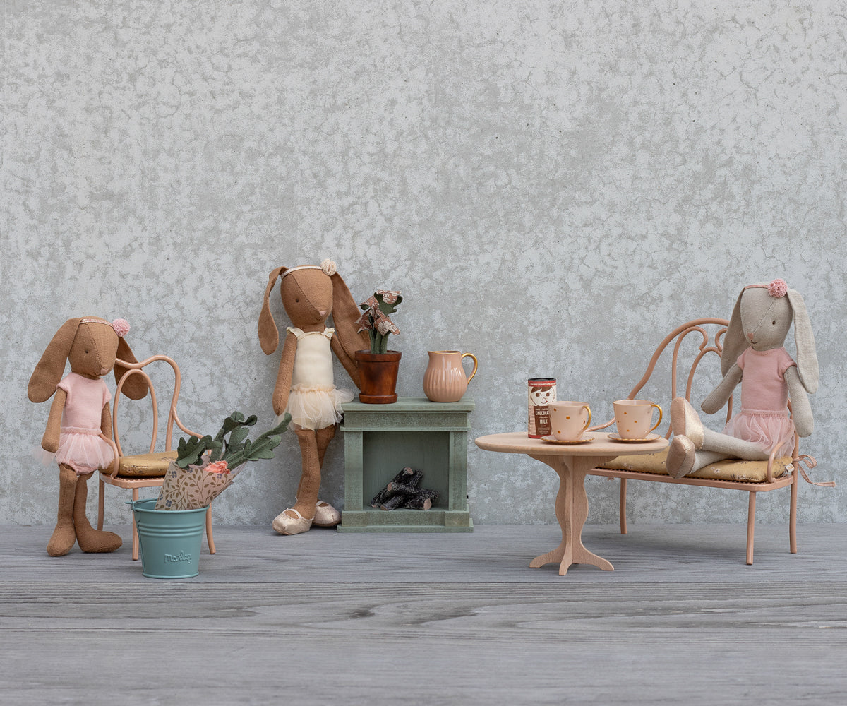 Kamin, Miniatur - Staubig Grün von Maileg - 2 - Jacobsen Plus