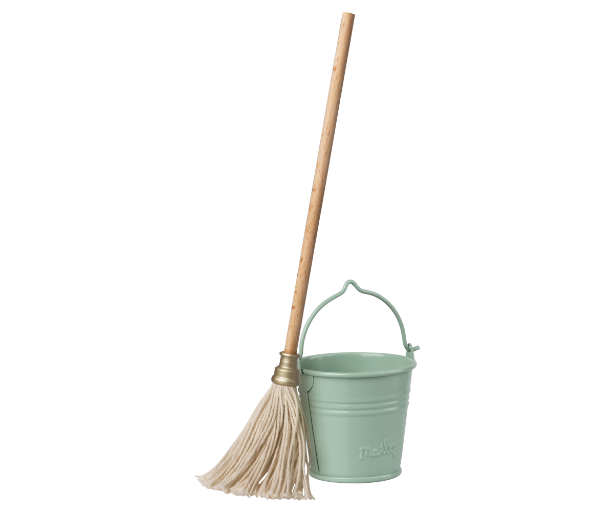 Miniatur Eimer und Mop von Maileg - 1 - Jacobsen Plus