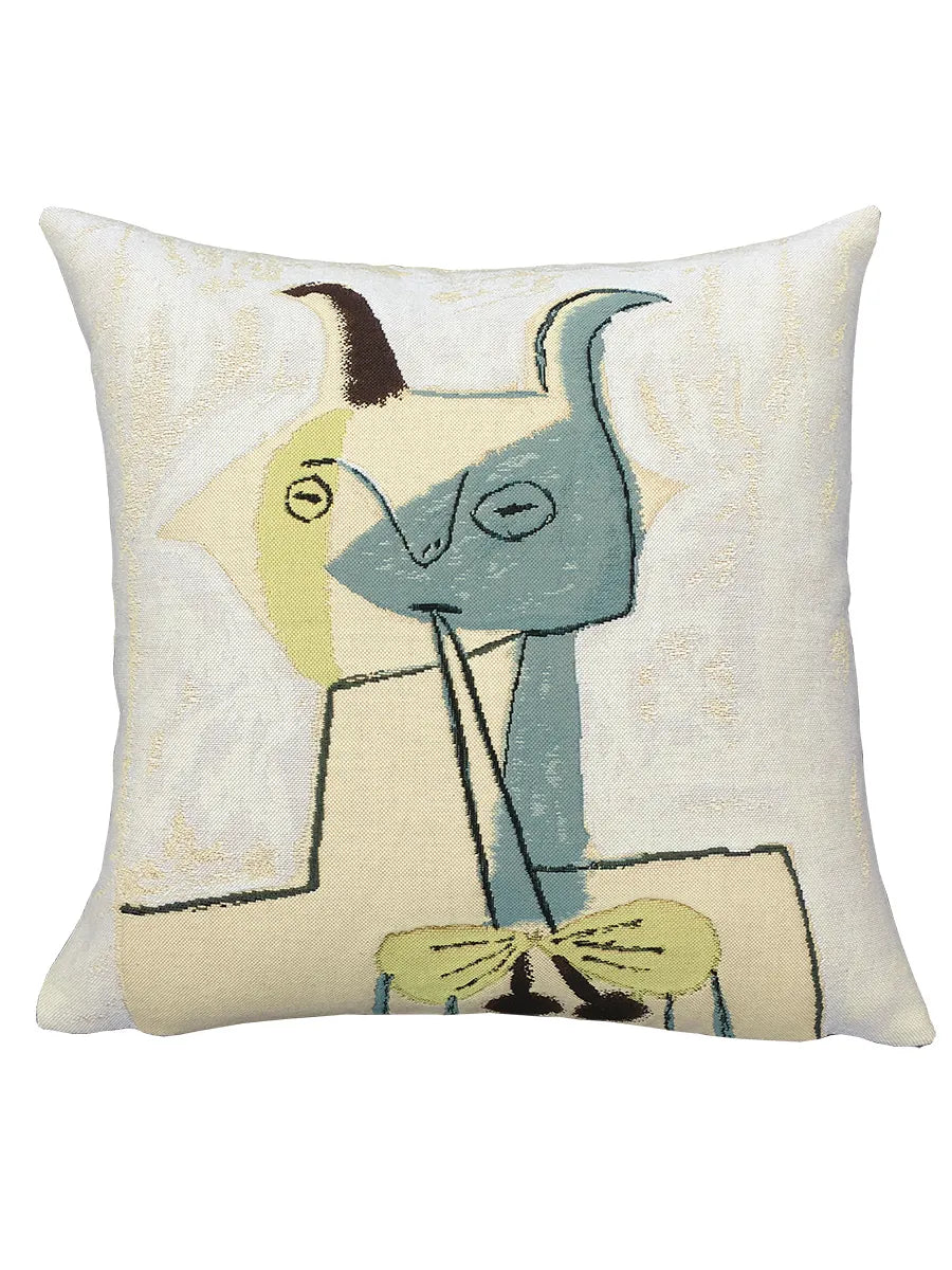 Picasso Faune Jaune et Bleu Jouant de la Diaule Pude fra Poulin Design - 1 - Jacobsen Plus