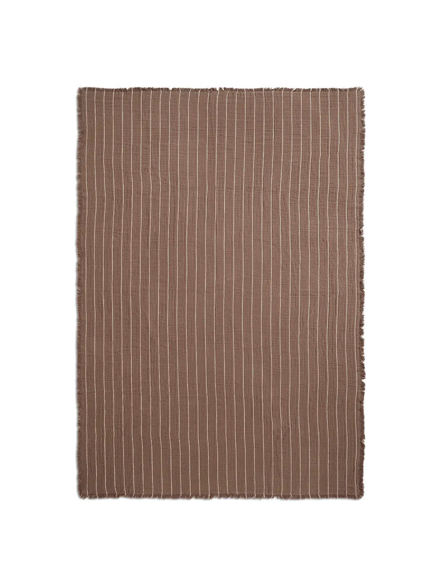 Aires Bedspread, Einzelbett von Ferm Living - Stone - Jacobsen Plus