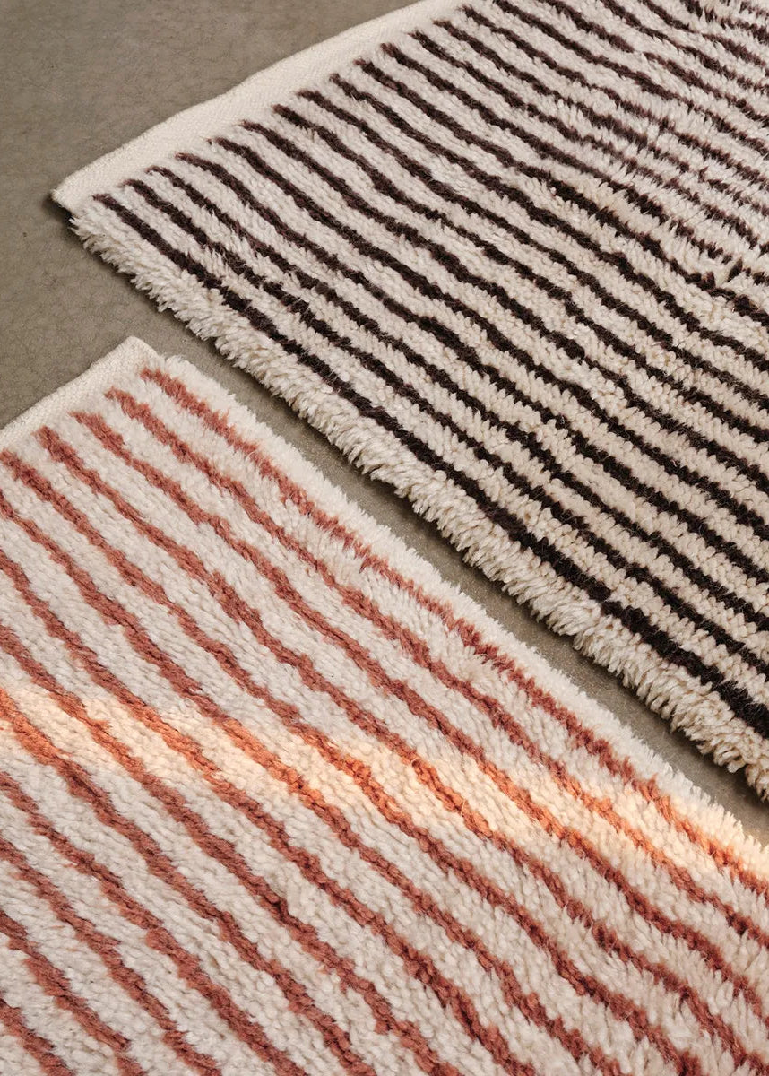 Kami Knotted Rug, coffee fra Ferm Living - 2 - Jacobsen Plus