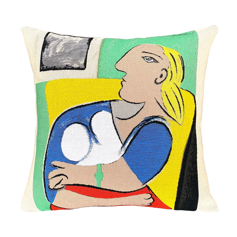 Picasso Femme Dans Un Fauteuil Jaune Kissen fra Poulin Design - 1 - Jacobsen Plus