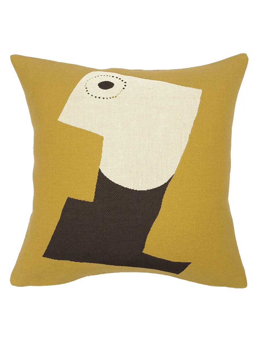 Miro Painting (Portrait) Kissen von Poulin Design - 1 - Jacobsen Plus
