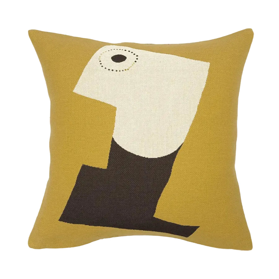 Miro Painting (Portrait) Kissen von Poulin Design - 1 - Jacobsen Plus