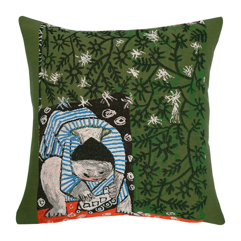 Picasso Enfant jouant avec un camion Kissen von Poulin Design - 1 - Jacobsen Plus