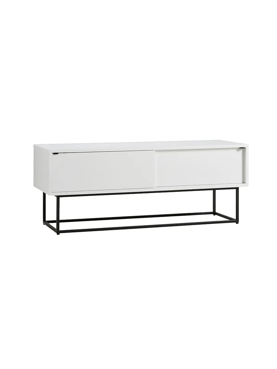 Virka Low Sideboard von Woud - Weiß-Weiß - Jacobsen Plus