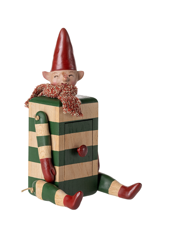 Skuffenisse – Elf with Drawer, Grün von Maileg - 3 - Jacobsen Plus