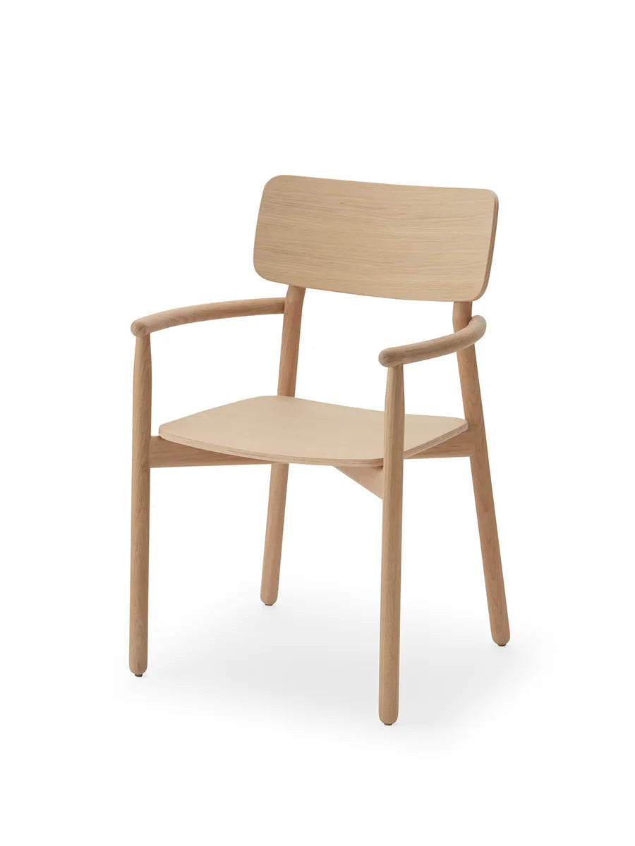 Skagerak Hven Armstuhl fra Fritz Hansen - Weißgeölt Eiche - Jacobsen Plus