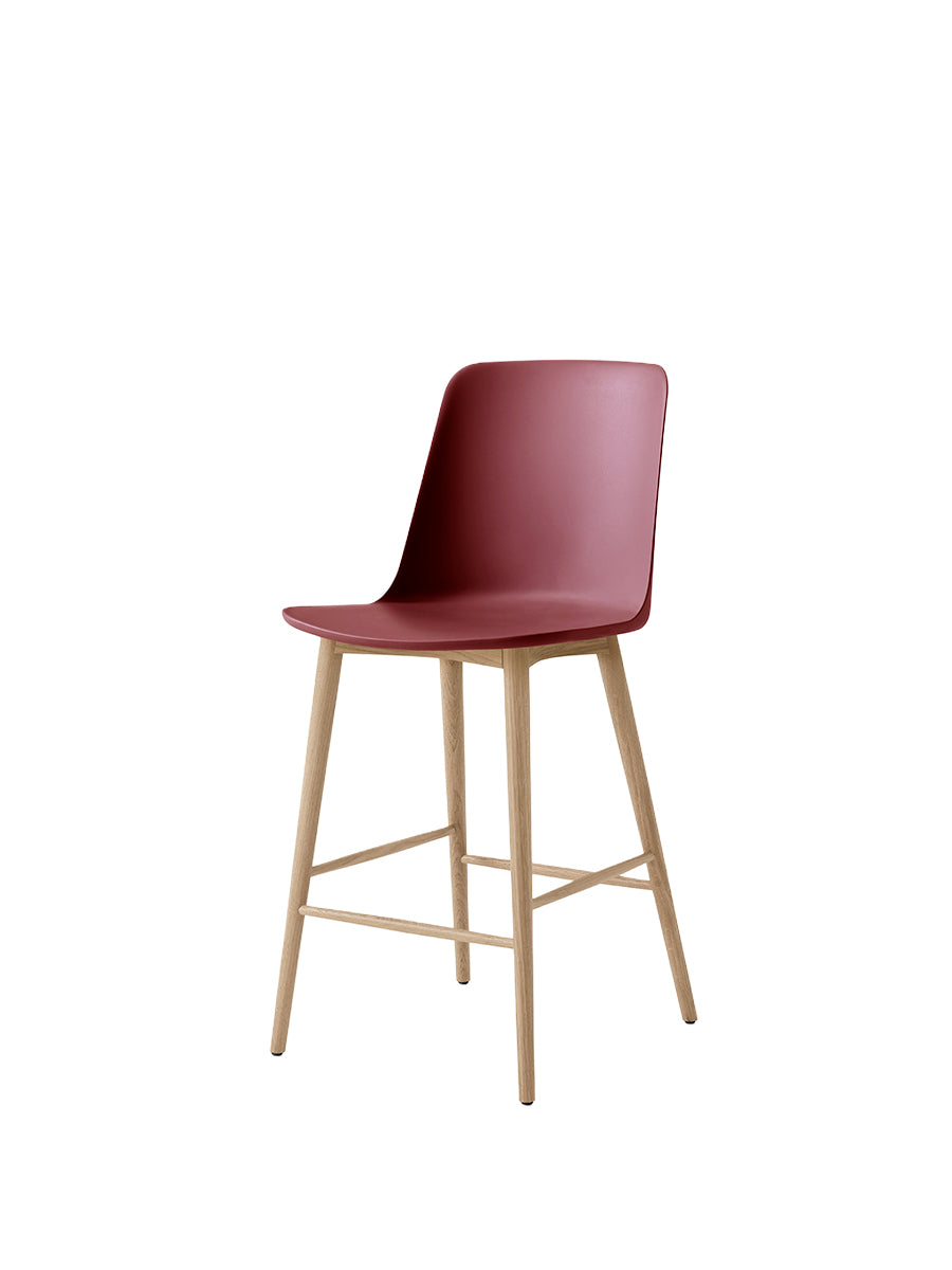 Rely HW128 Counter Chair, Eiche von &Tradition - Rotbraun - Jacobsen Plus