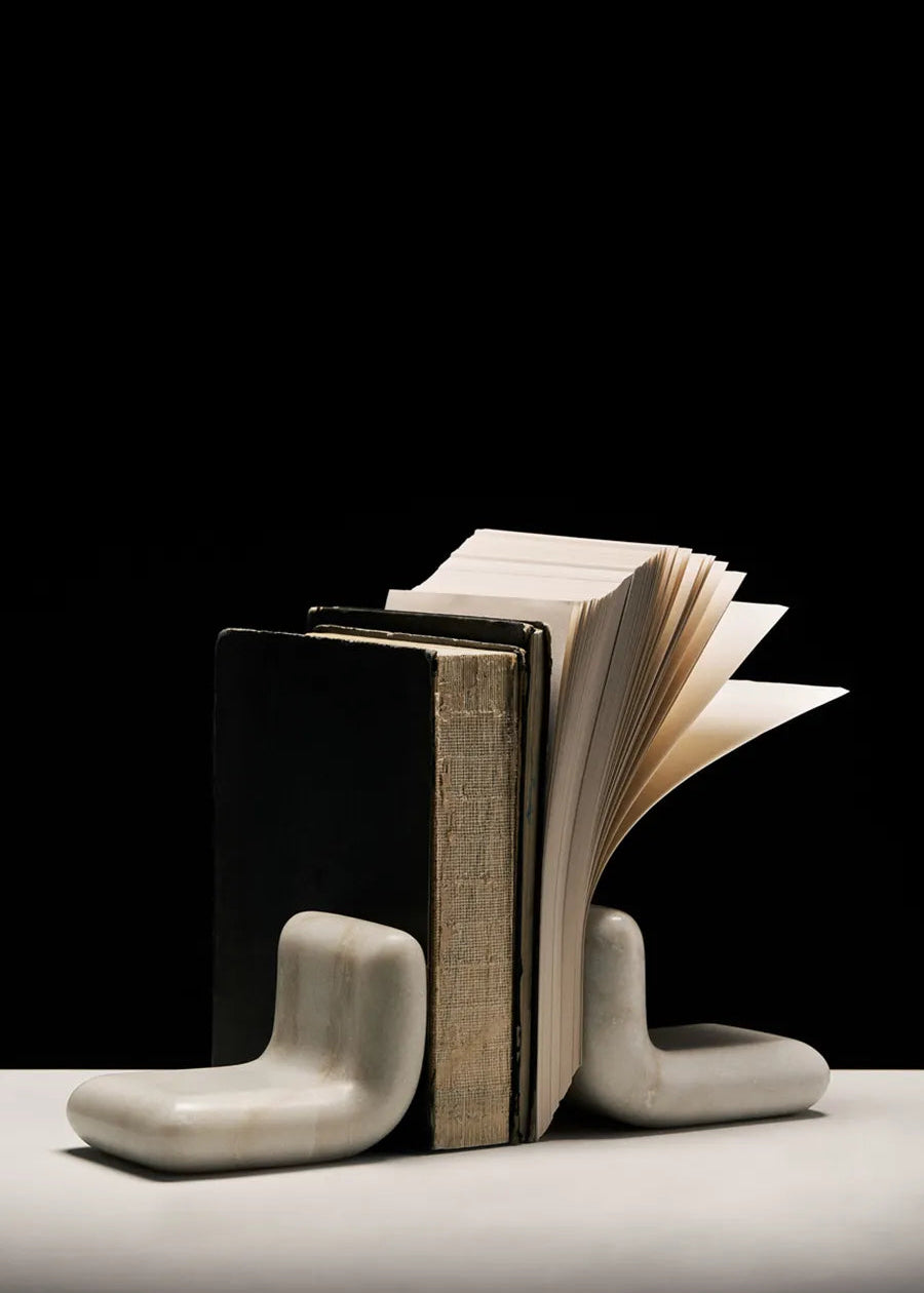Stone Bookends White von Tom Dixon - 2 - Jacobsen Plus