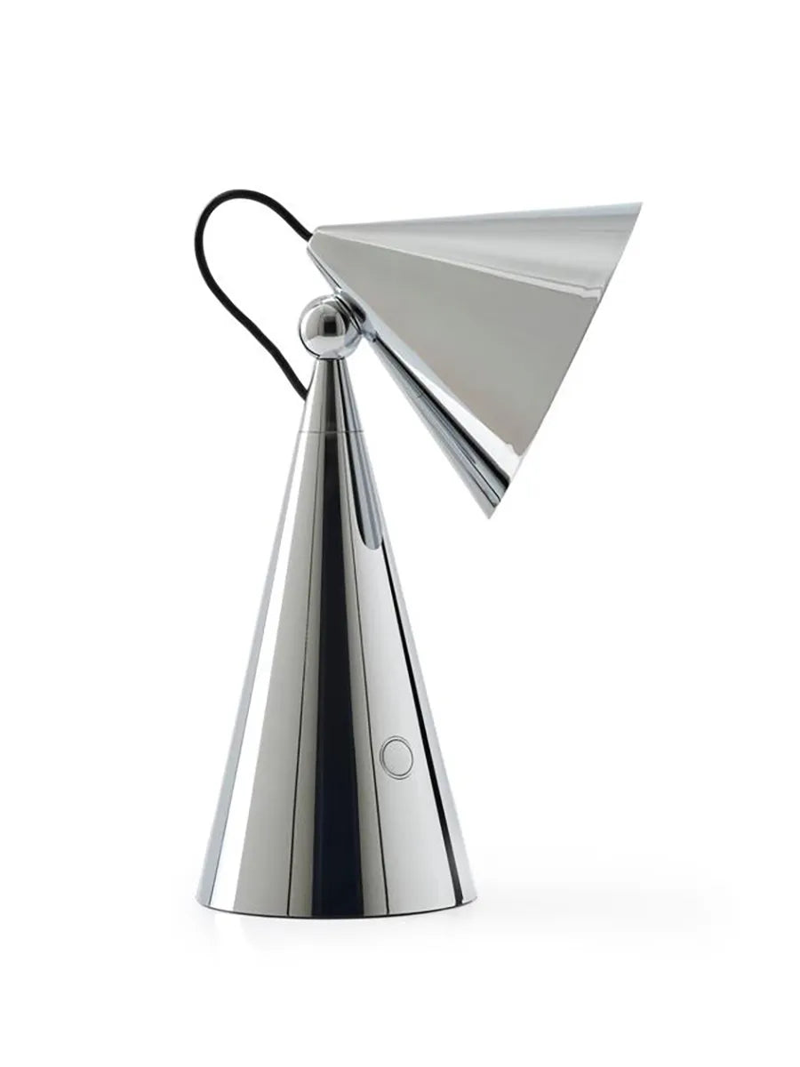 Pose Portable Tischleuchte von Tom Dixon - Silber - Jacobsen Plus