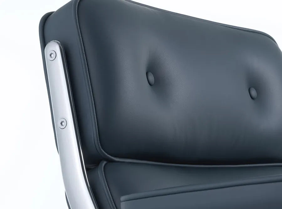 Lobby Chair ES 104 kontorstol, sort læder fra Vitra - 7 - Jacobsen Plus