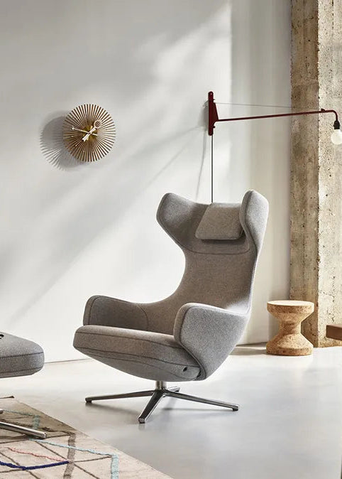 Grand Repos Sessel, cream/dark brown fra Vitra - 2 - Jacobsen Plus