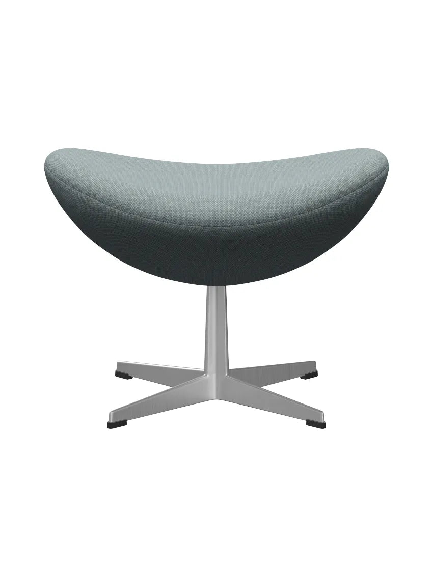 3127 Fodskammel til Ægget af Arne Jacobsen stofgr. 2 - Fiord / 821 Green-Blue-Stone - Jacobsen Plus