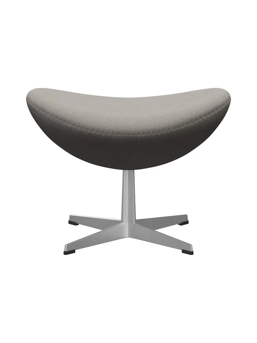3127 Fodskammel til Ægget af Arne Jacobsen stofgr. 2 - Hallingdal / 113 Lys Grå - Jacobsen Plus