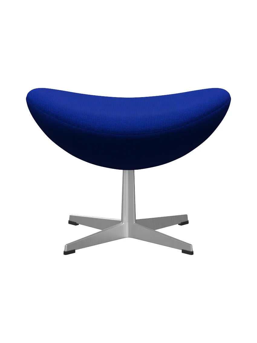 3127 Fodskammel til Ægget af Arne Jacobsen stofgr. 2 - Hallingdal / 750 Blå - Jacobsen Plus