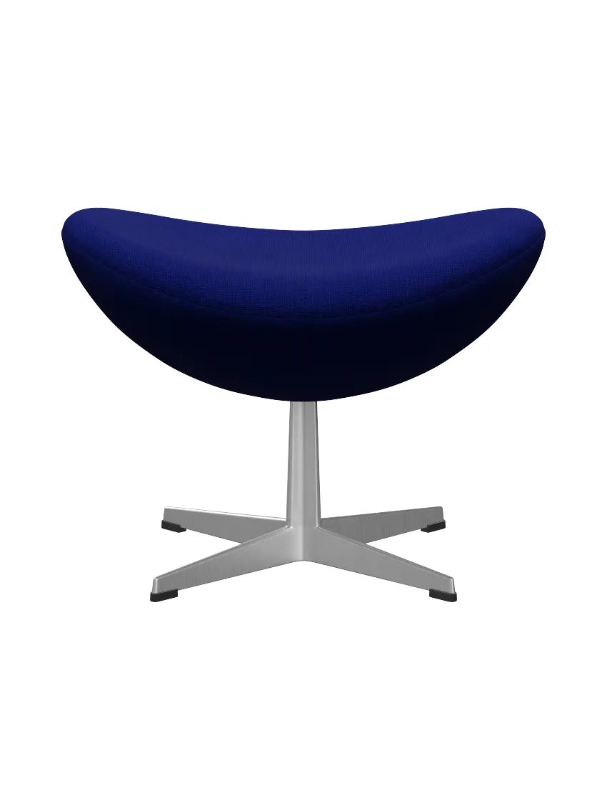 3127 Fodskammel til Ægget af Arne Jacobsen stofgr. 2 - Hallingdal / 753 Ultra Marine - Jacobsen Plus