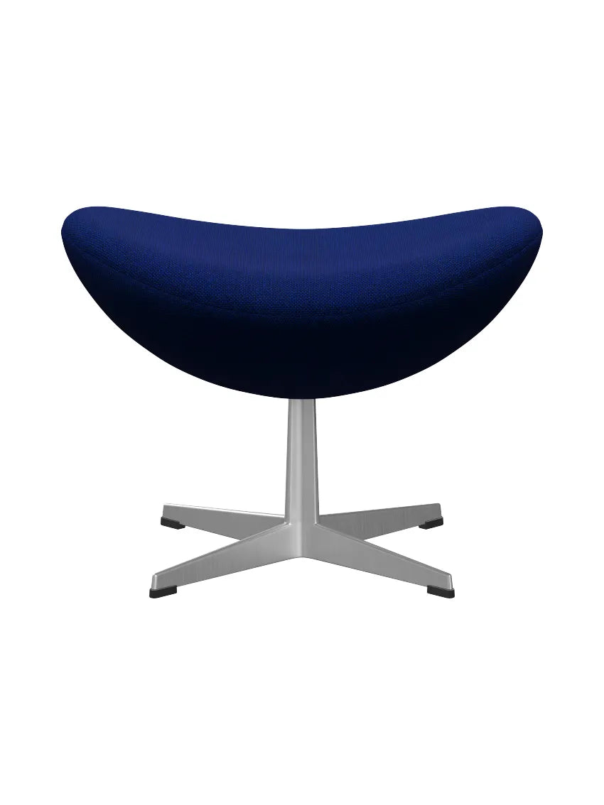 3127 Fodskammel til Ægget af Arne Jacobsen stofgr. 2 - Hallingdal / 754 Havblå - Jacobsen Plus