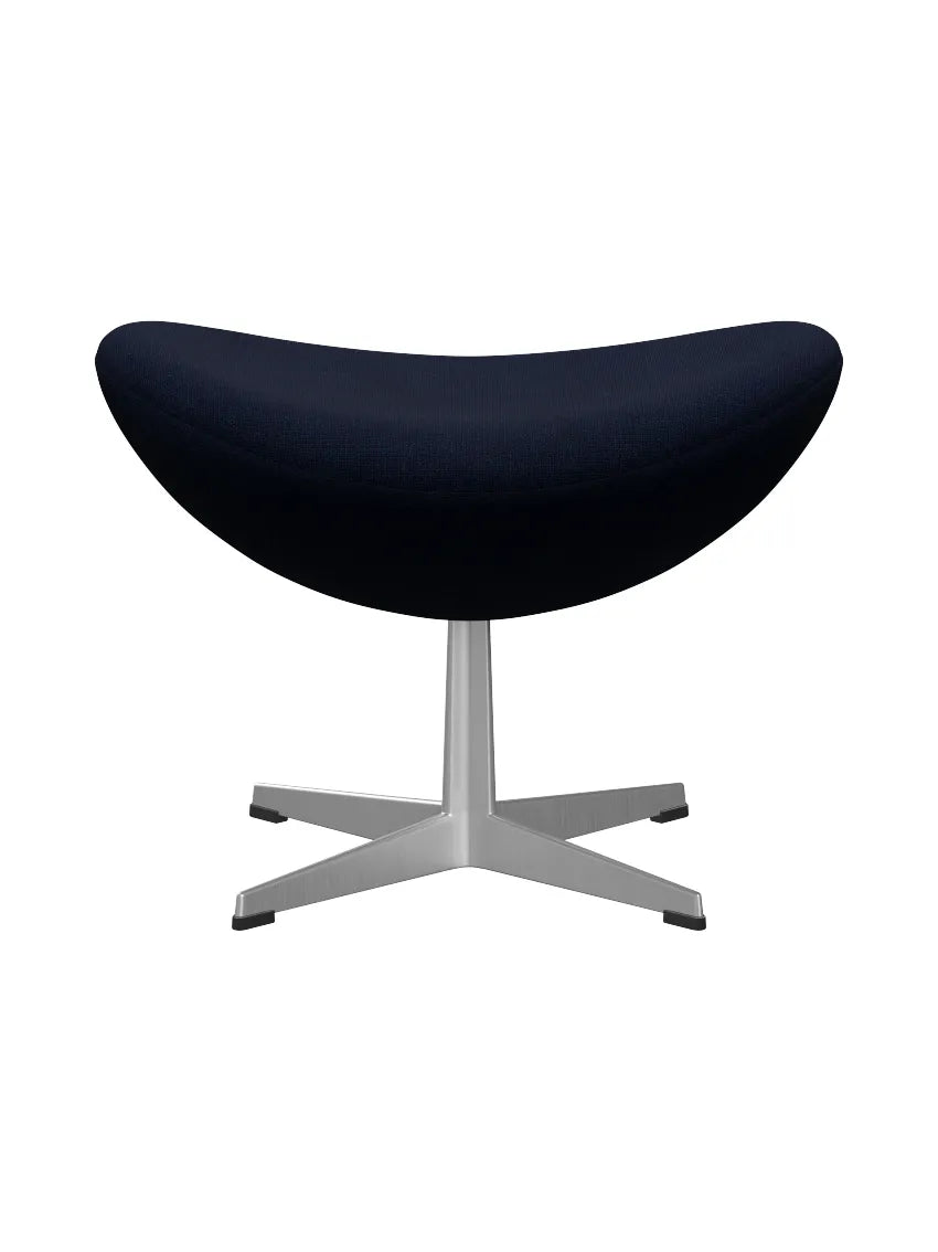 3127 Fodskammel til Ægget af Arne Jacobsen stofgr. 2 - Hallingdal / 764 Kongeblå - Jacobsen Plus