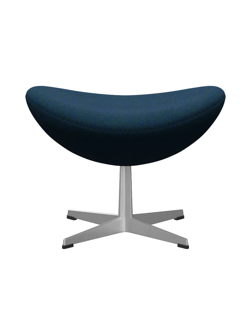 3127 Fodskammel til Ægget af Arne Jacobsen stofgr. 2 - Hallingdal / 890 Blå-Grøn - Jacobsen Plus