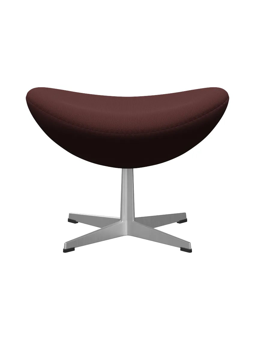 3127 Fodskammel til Ægget af Arne Jacobsen stofgr. 2 - Steelcut / 655 Mørk brun - Jacobsen Plus