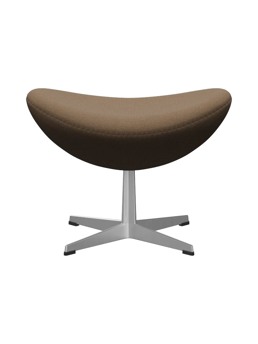 3127 Fodskammel til Ægget af Arne Jacobsen stofgr. 2 - Steelcut Trio / 476 Millitærgrøn Divina - Jacobsen Plus
