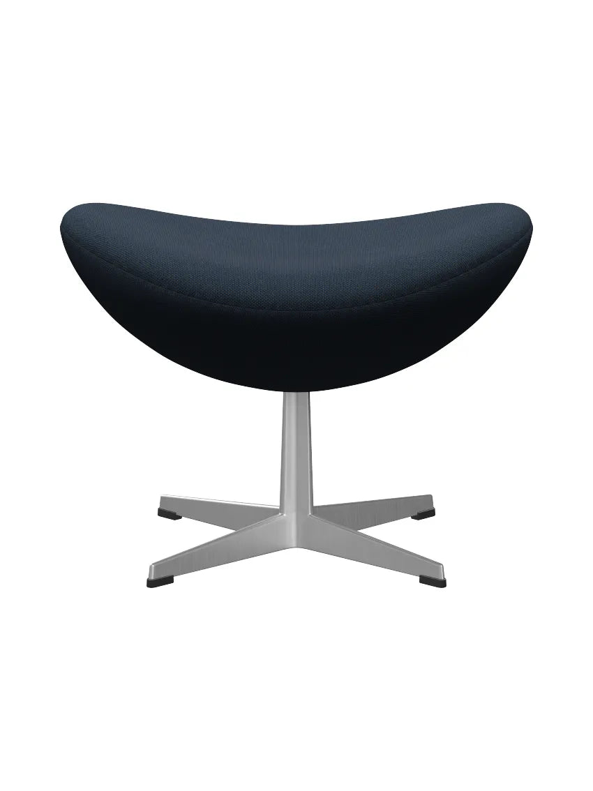 3127 Fodskammel til Ægget af Arne Jacobsen stofgr. 2 - Steelcut Trio / 756 Dark Brown Blue - Jacobsen Plus