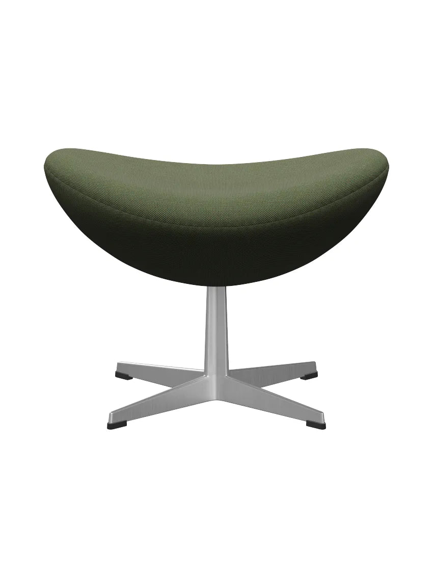 3127 Fodskammel til Ægget af Arne Jacobsen stofgr. 2 - Steelcut Trio / 946 Støvet Grøn - Jacobsen Plus