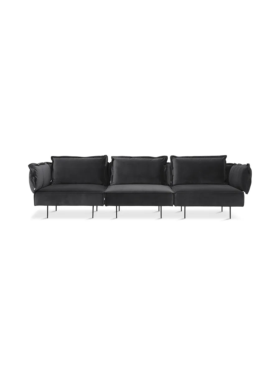 3-Sitzer-Sofa von HANDVÄRK - Dunkelgrau - Jacobsen Plus