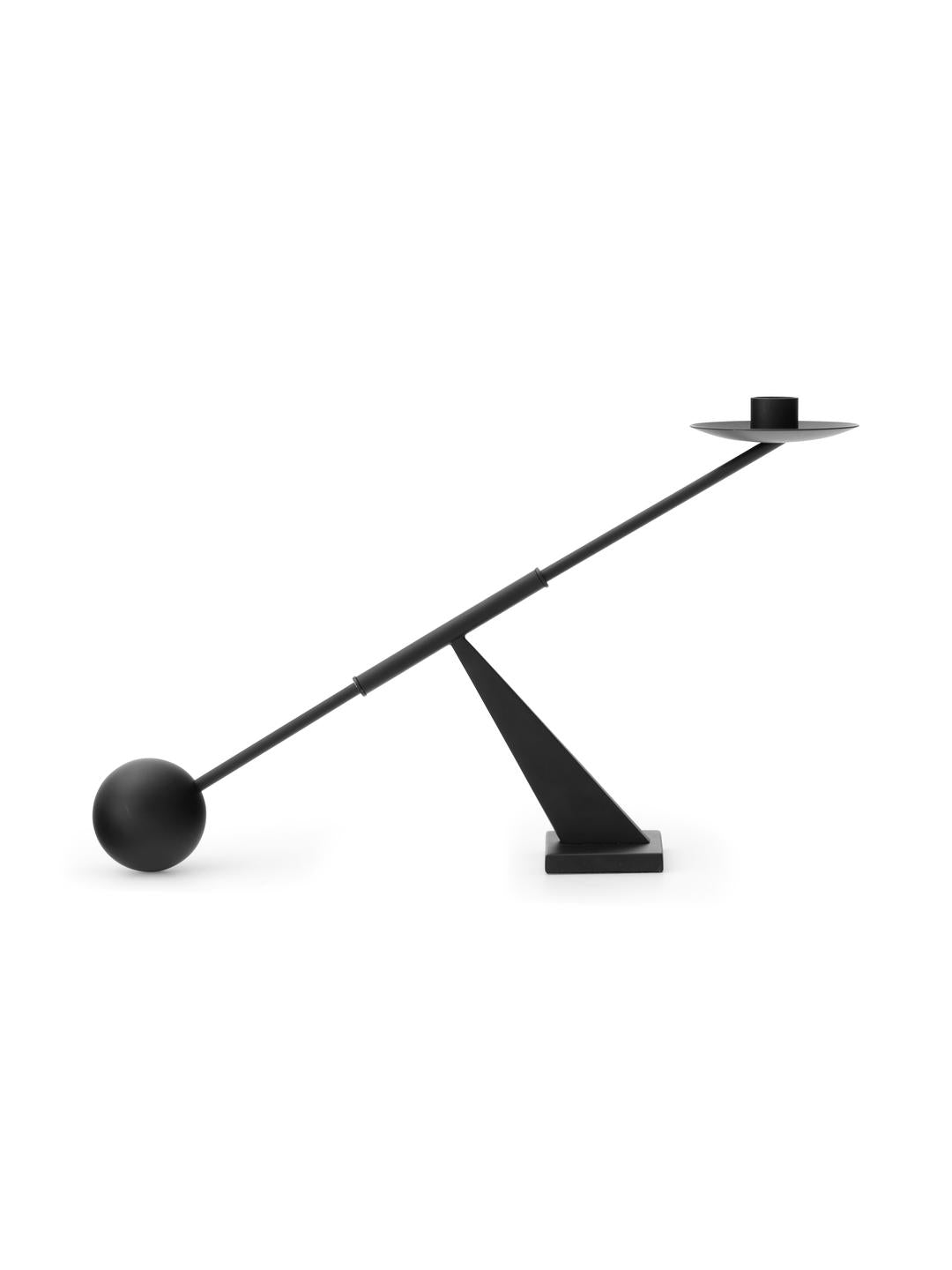 Interconnect Candle Holder - small, black von Audo Copenhagen - 1 - Jacobsen Plus