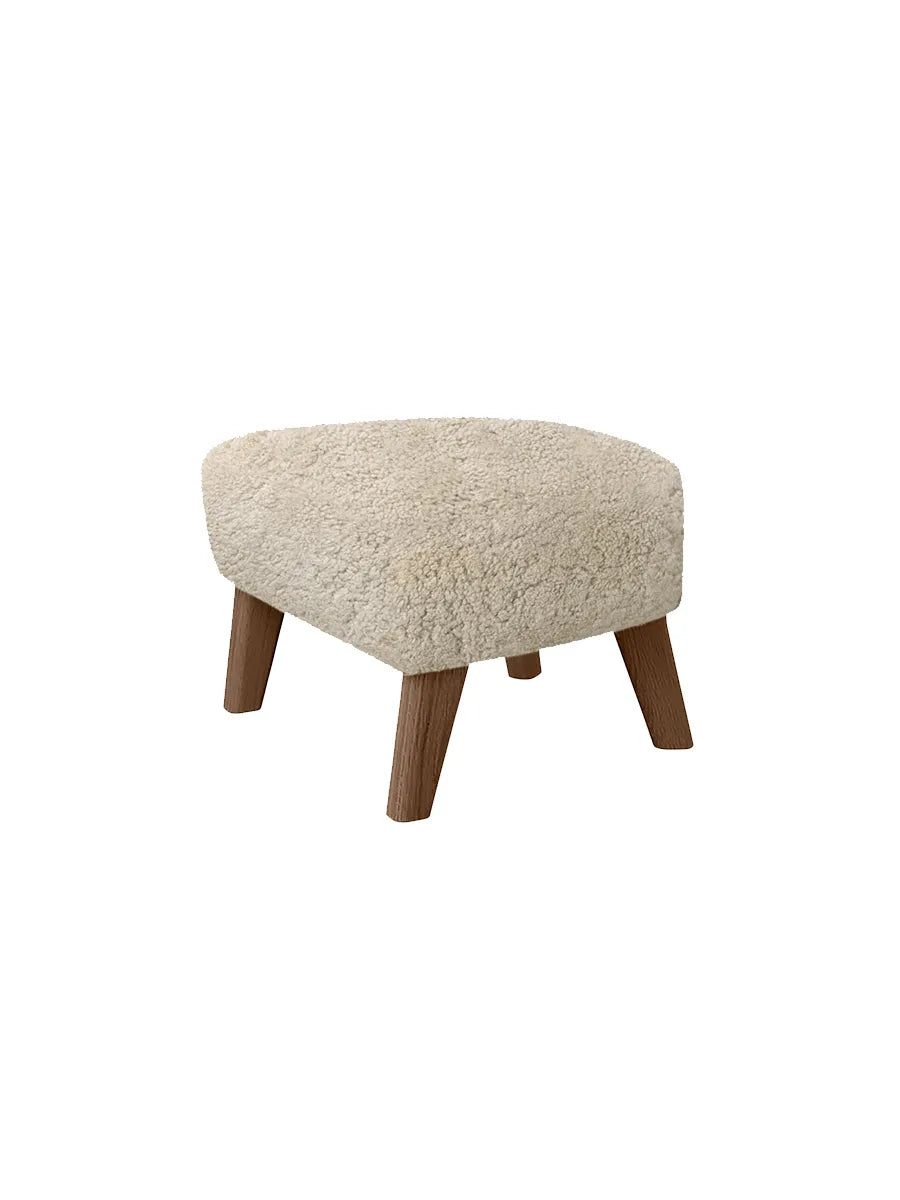 My Own Chair Hocker von Audo Copenhagen - Schaffell - Walnuss - Jacobsen Plus