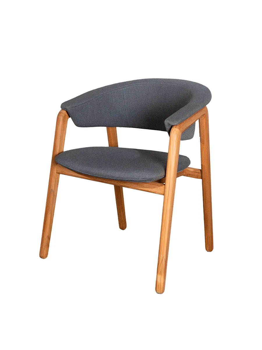Luna Stuhl, Teak/Grau von Cane-line - 1 - Jacobsen Plus