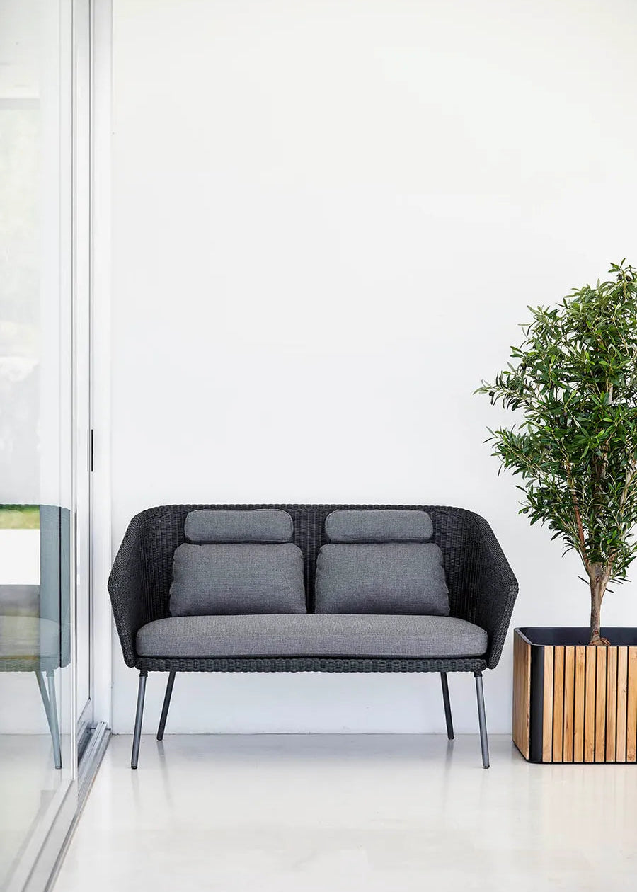 Mega Dining Bank, inkl. Kissenset von Cane-line - 2 - Jacobsen Plus