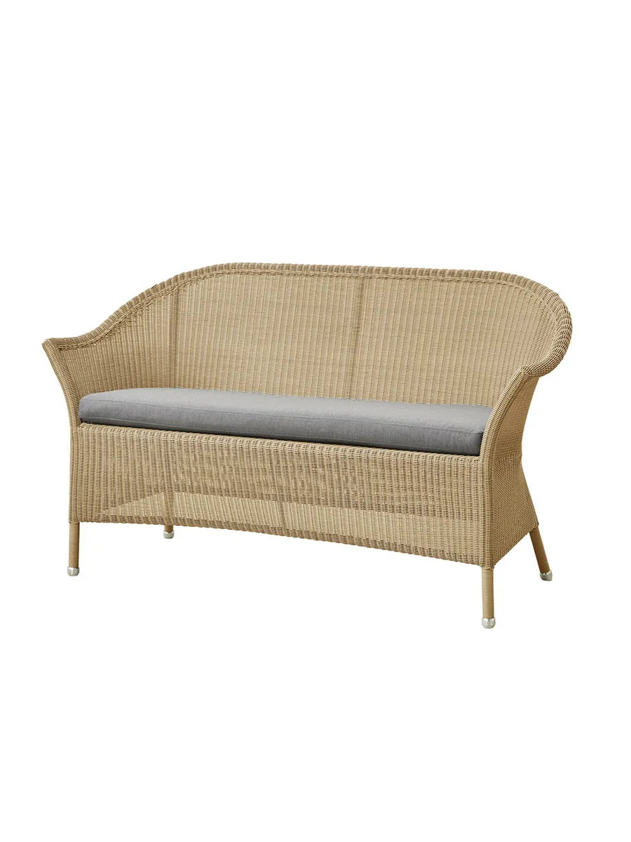 Sitzkissen für Lansing Sofa von Cane-line - Grau, Cane-line Natté - Jacobsen Plus