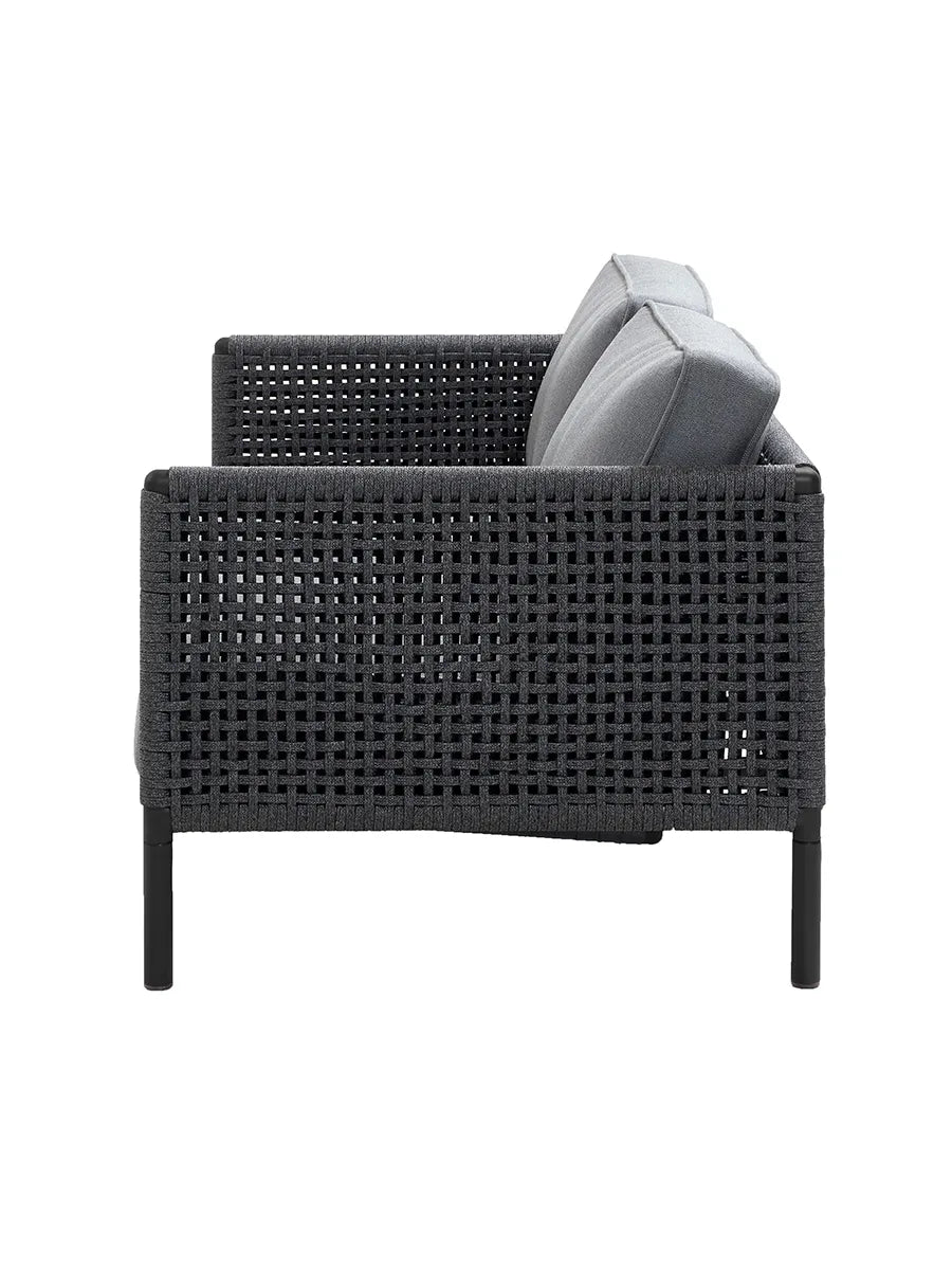Encore 2-Pers. Sofa, Soft Rope von Cane-line - 5 - Jacobsen Plus
