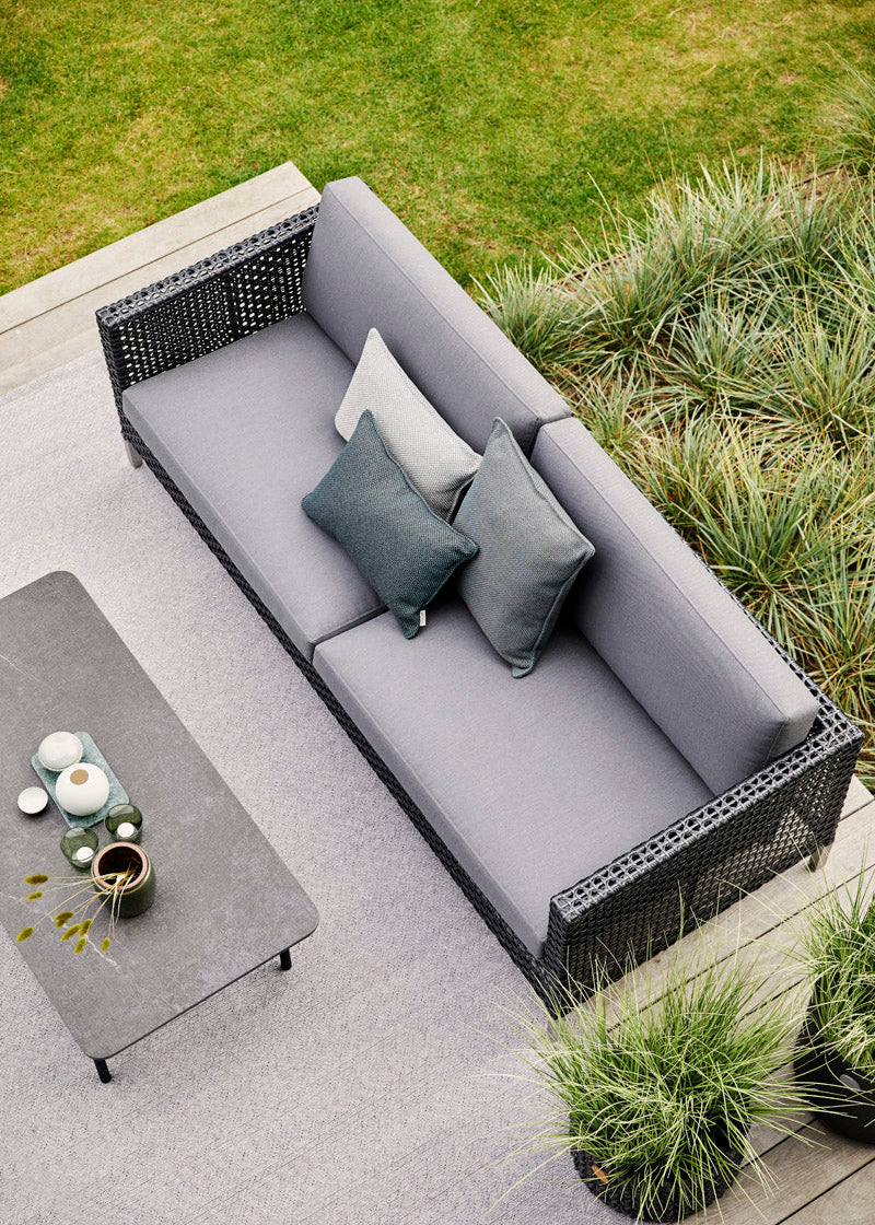 Connect 3-Sitzer Sofa von Cane-line - 2 - Jacobsen Plus