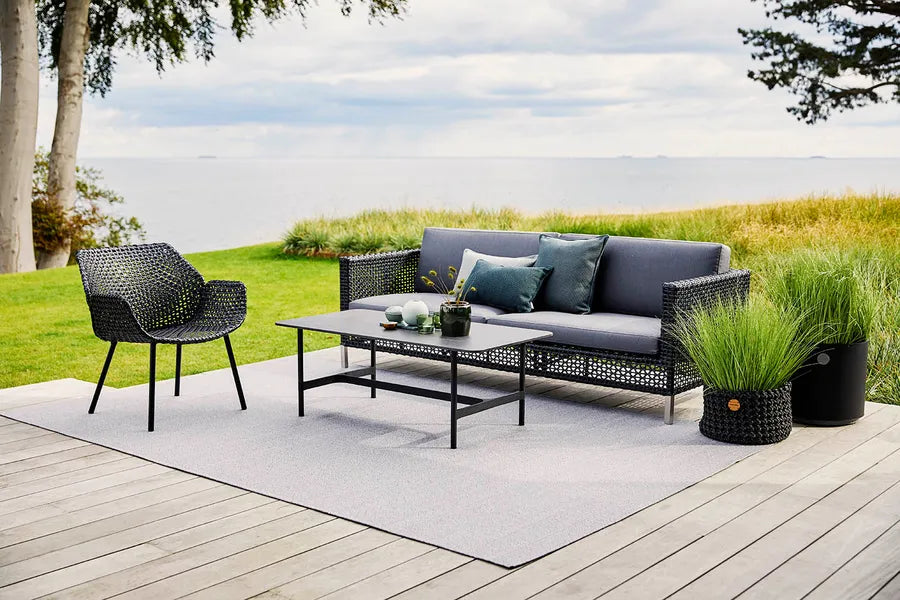 Twist Couchtisch, rechteckig von Cane-line - 4 - Jacobsen Plus