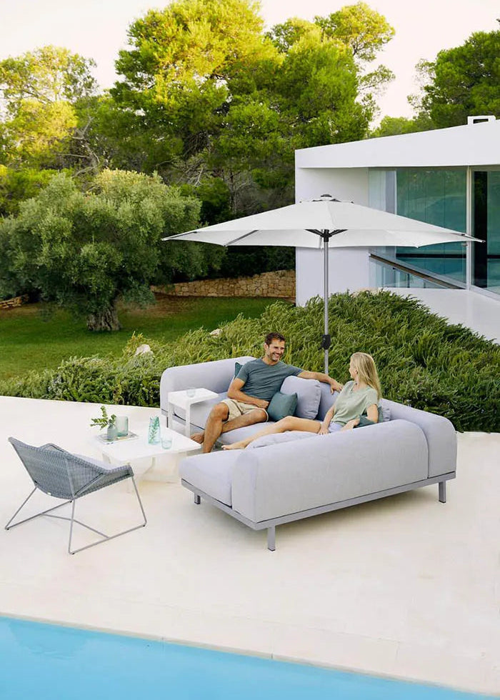 Sunshade Sonnenschirm Ø300 m. Kurbel von Cane-line - 2 - Jacobsen Plus