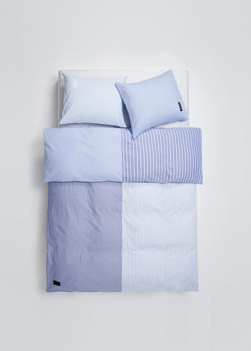 Wall Street Oxford Patchwork Duvet Cover Single 140x220 cm von Magniberg - 2 - Jacobsen Plus