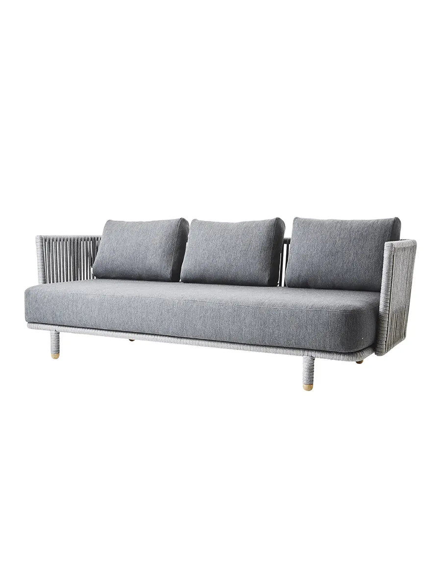Moments 3 pers. Sofa inkl. Kissen von Cane-line - 1 - Jacobsen Plus