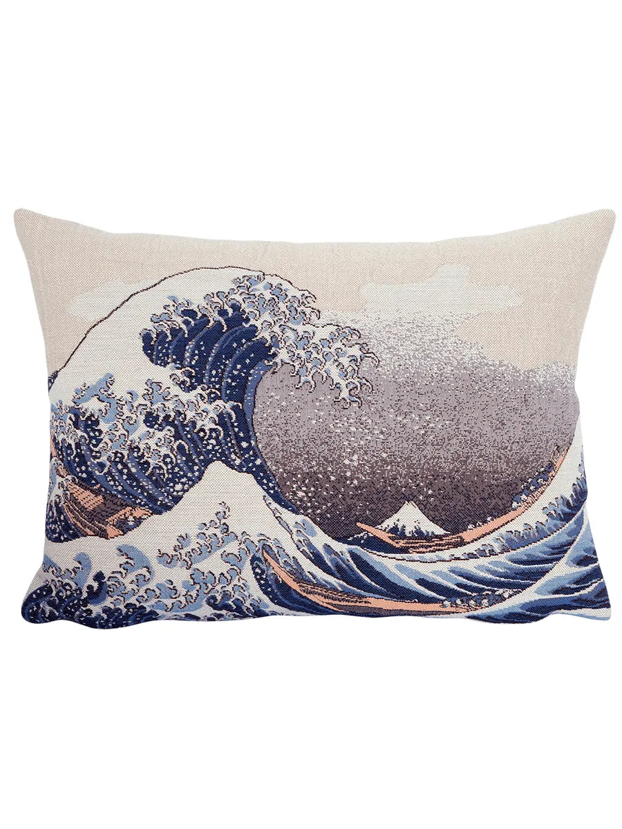 Hokusai La Vague Kissen von Poulin Design - 1 - Jacobsen Plus