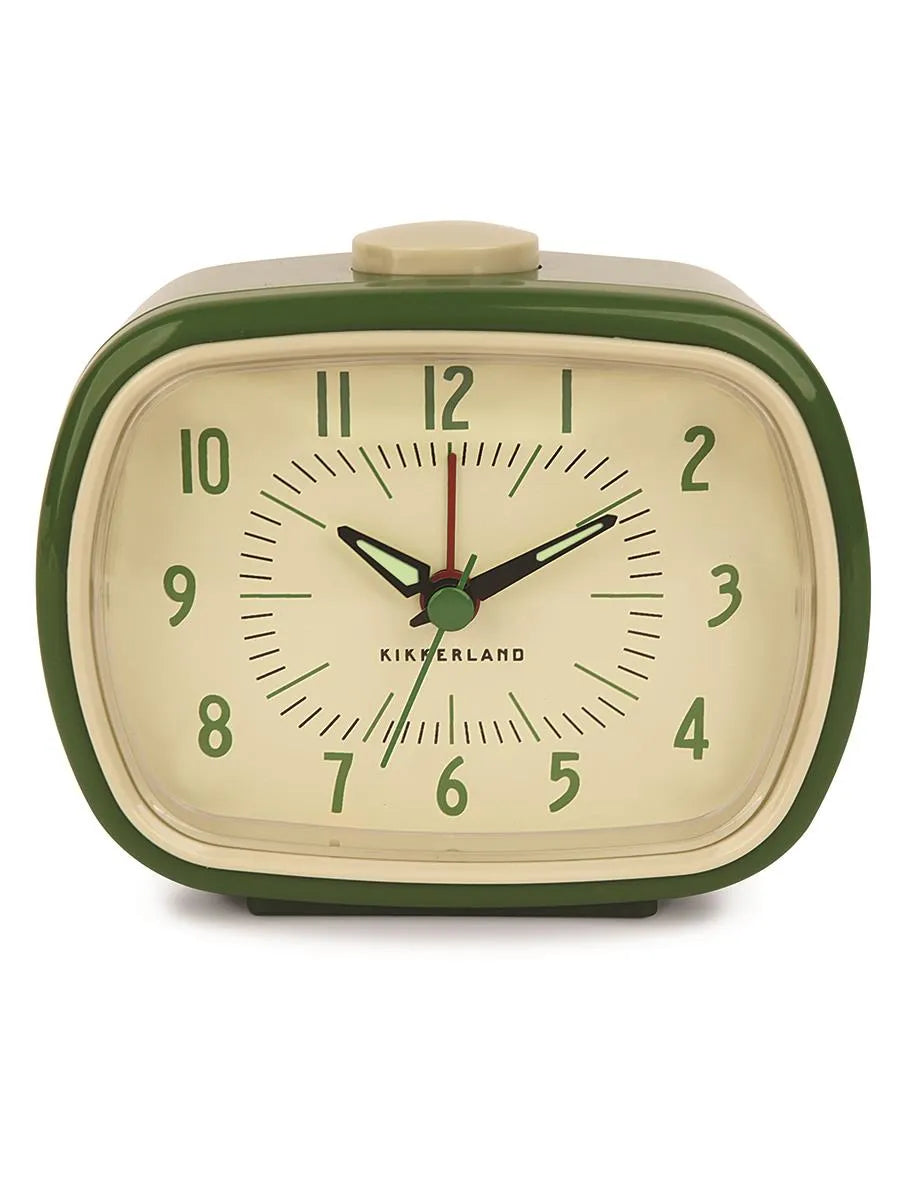 Retro Alarm Clock, grün von Kikkerland - 1 - Jacobsen Plus
