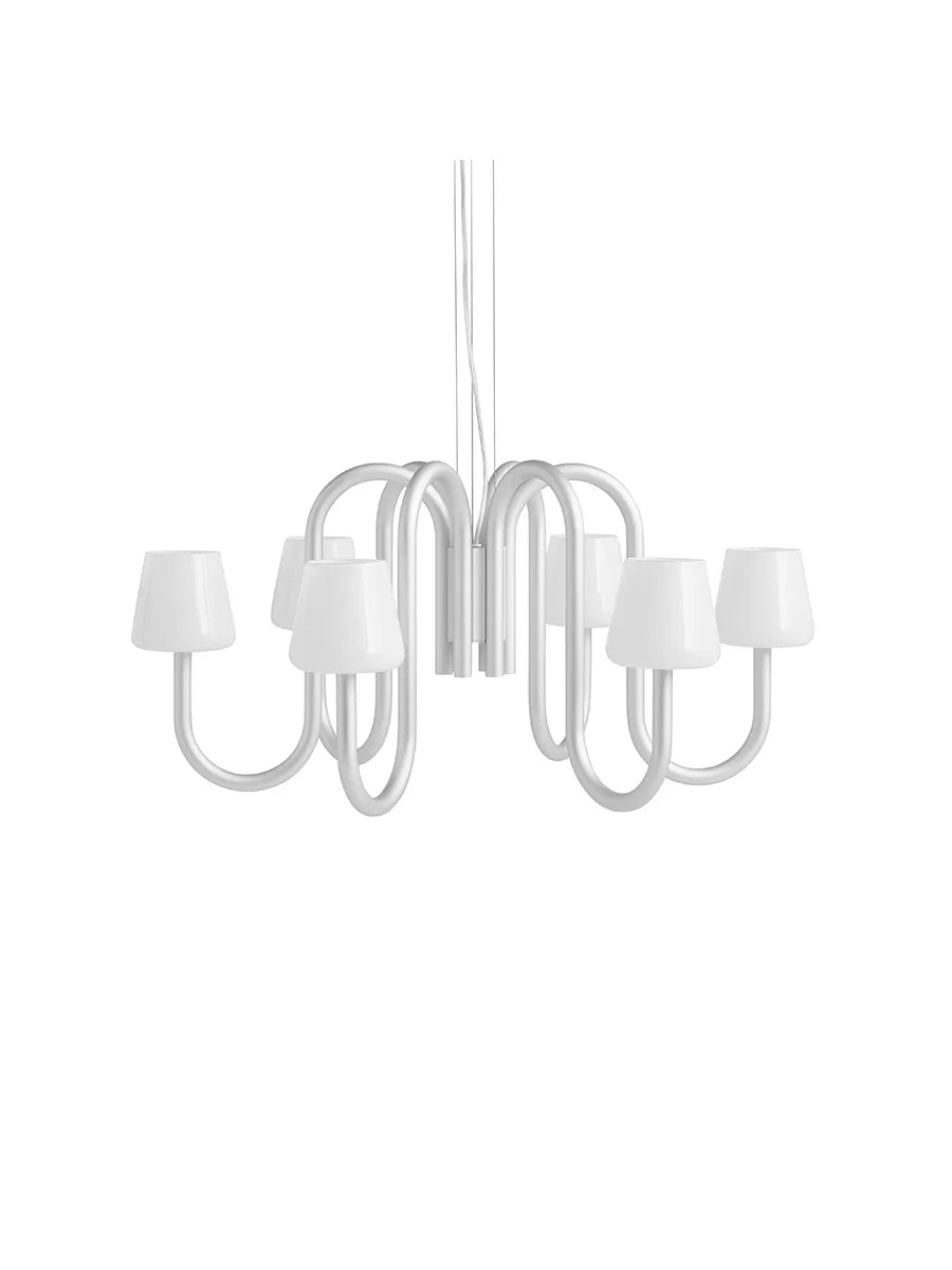 Apollo Chandelier 745, weißes Opalglas von HAY - 1 - Jacobsen Plus
