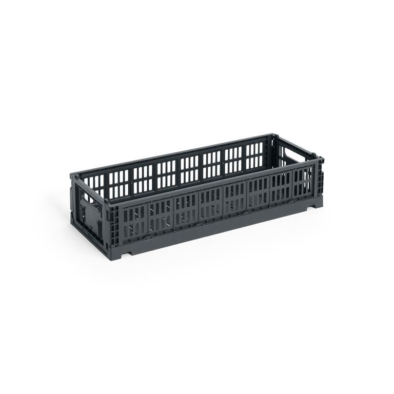 Colour Crate Mini Oblong, Charcoal von HAY - 1 - Jacobsen Plus